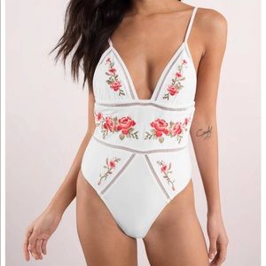 Tobi embroidered one piece